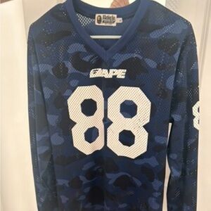 Bape Blue Camo Motor Cross